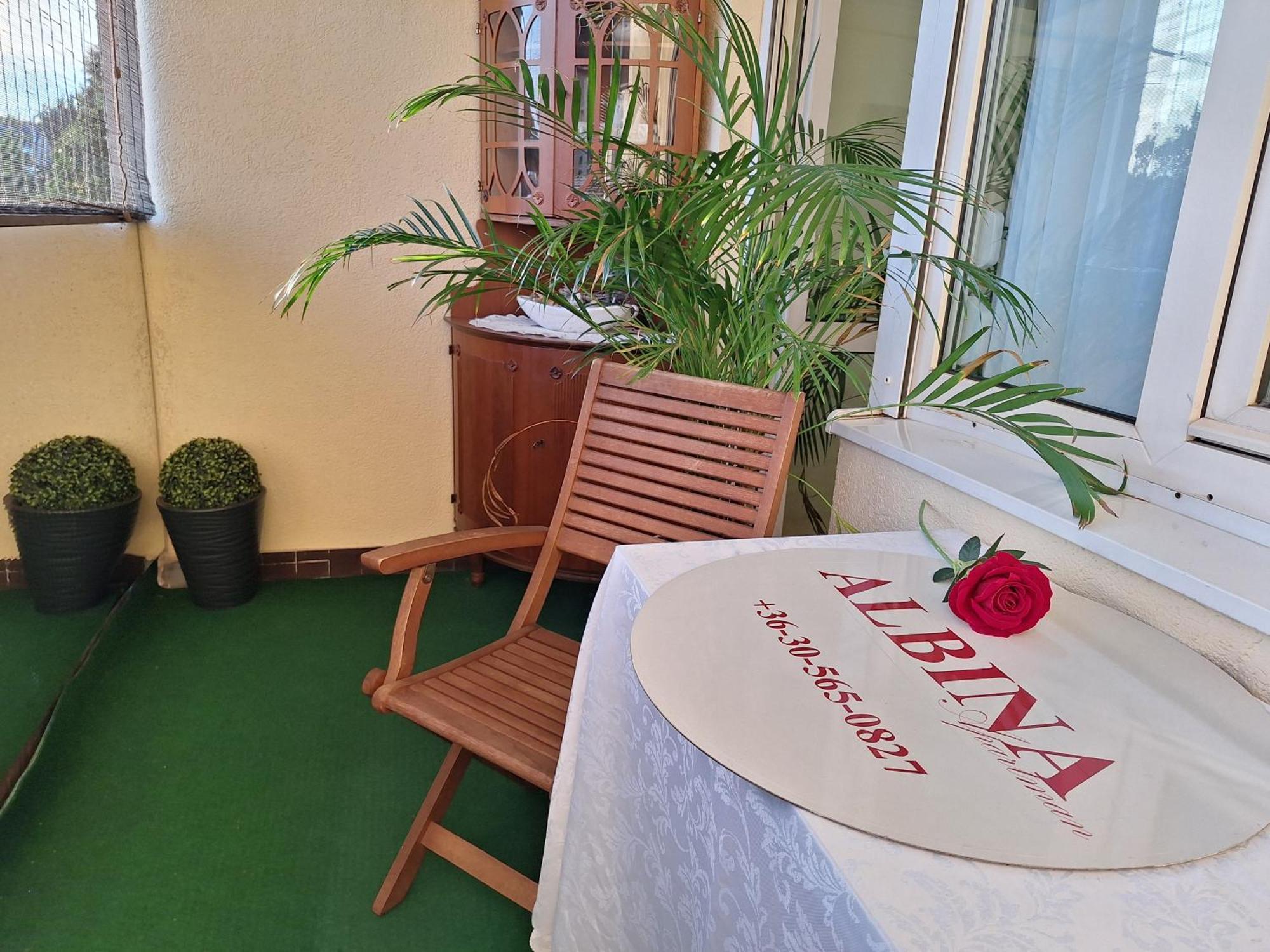 Albina Apartman Erlau Exterior foto